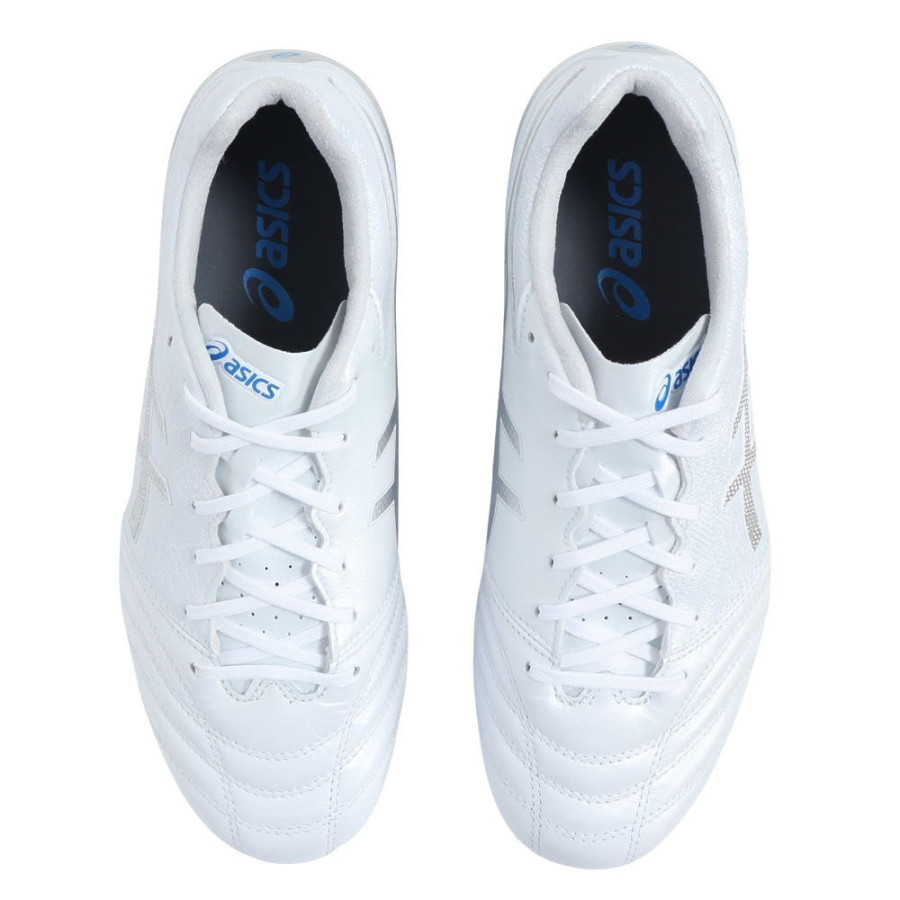 아식스 DS 라이트 프로 와이드 천연 인조 잔디용 축구화 화이트실버 1103A110-103